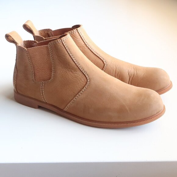 Kodiak Tan Nubuck Leather Low-Rider Original Pull-on Chelsea Ankle Boots Booties - Picture 16 of 16